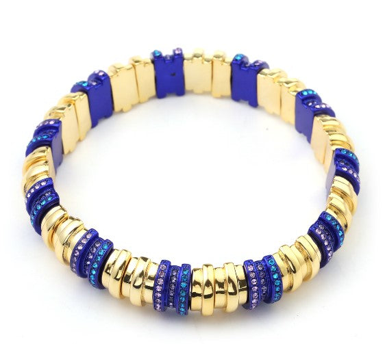 Color Wheel Ombre Stretch Bracelet