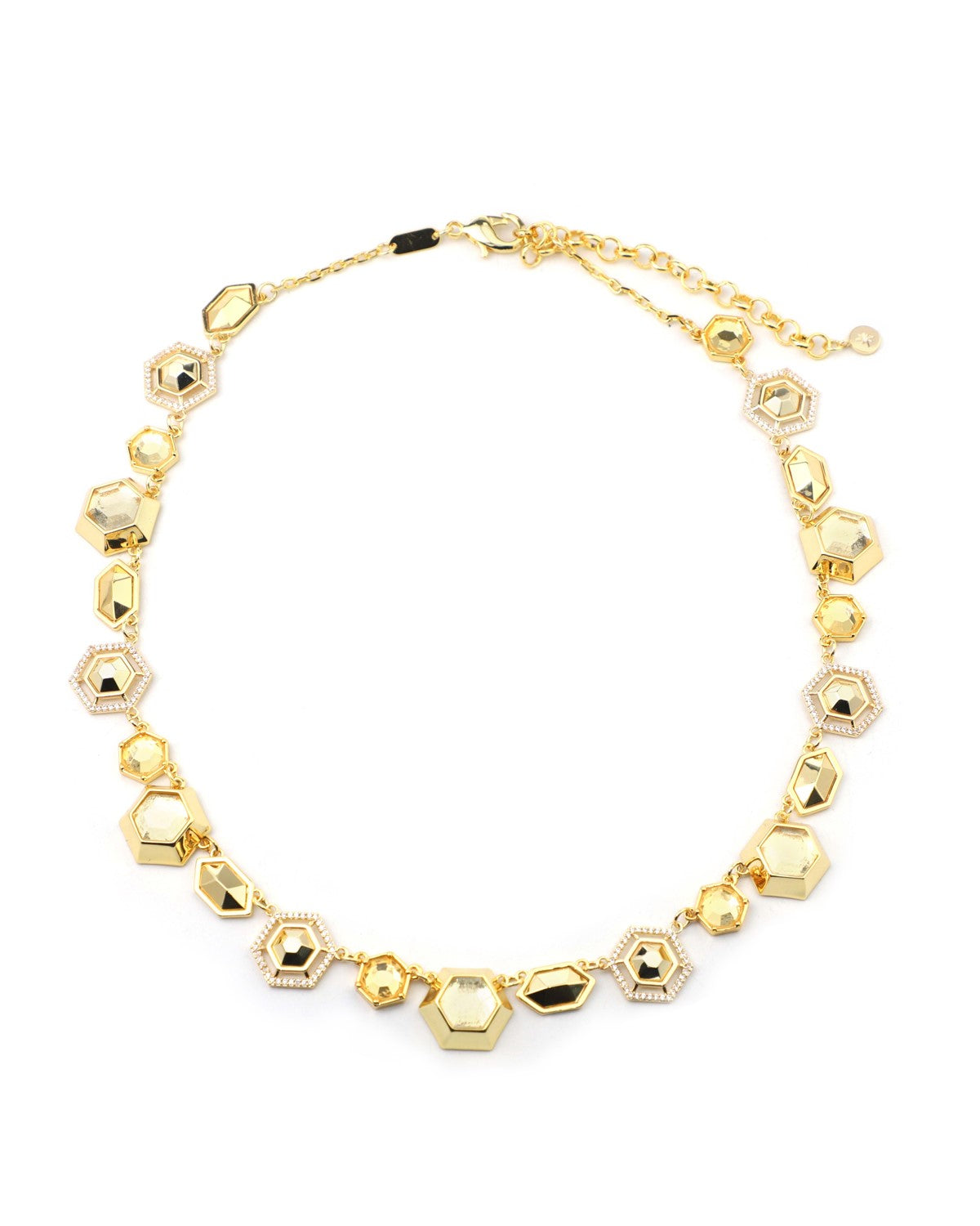 Good Angles Hexagon Collar Necklace